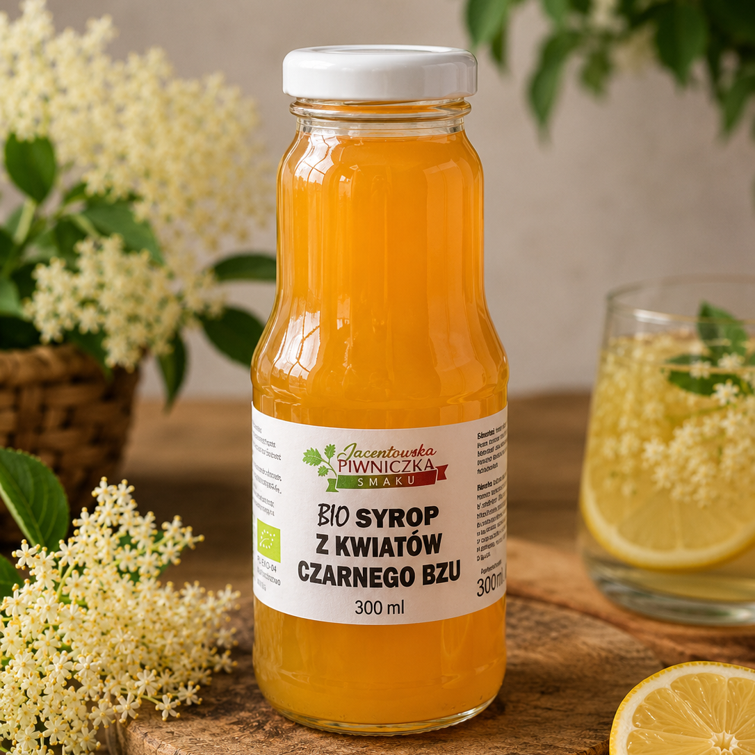 Syrop z kwiatu czarnego bzu BIO - 300ml