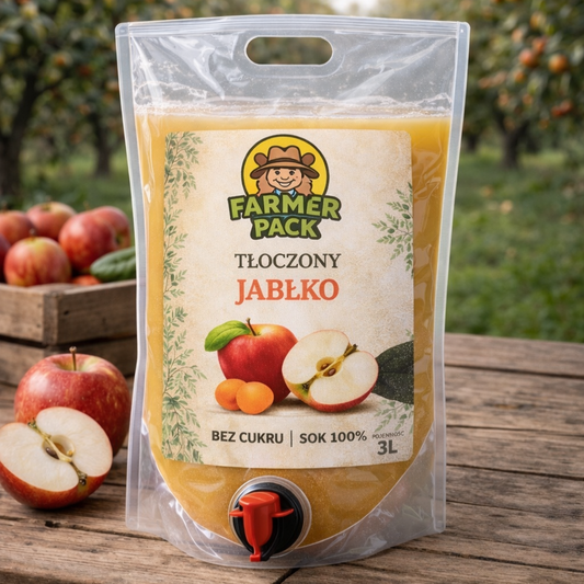 Sok tłoczony NFC jabłkowy 100% (3L)