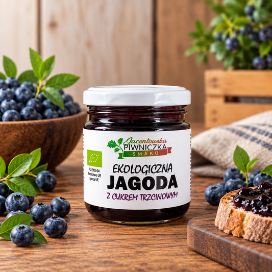 Jagoda leśna z cukrem trzcinowym - 180 g