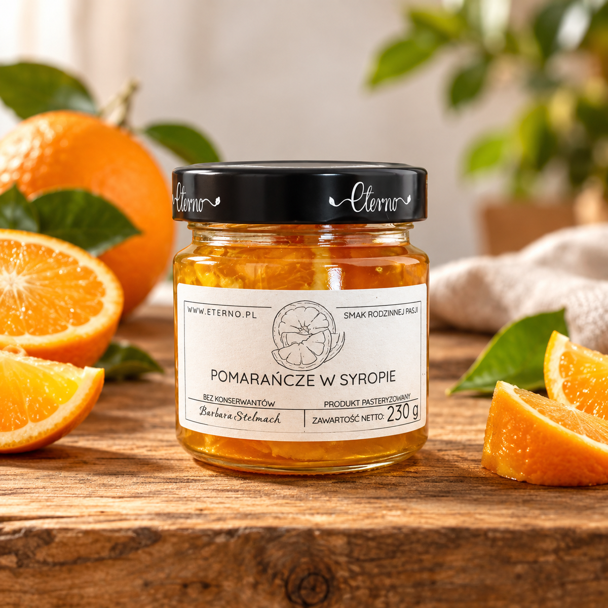 Pomarańcze w syropie – 230 g