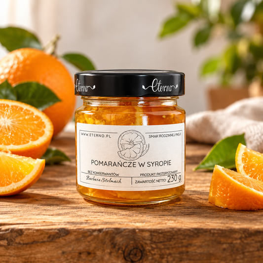 Pomarańcze w syropie – 230 g